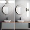 Luxrite 24 Inch LED Vanity Light Brushed Nickel 5CCT 2700K-5000K 24W 1700LM Dimmable Over Mirror Vanity Bar LR32170-1PK - alternate 4